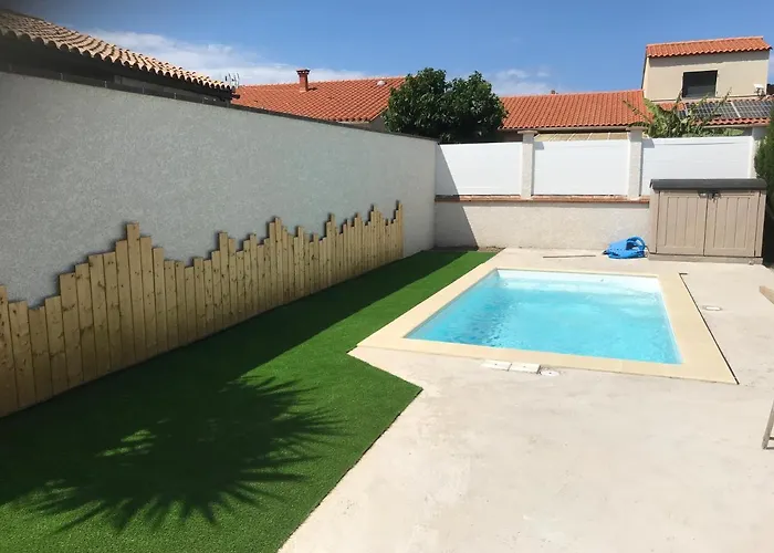 Gîte de Leni - Maison avec piscine Torreilles avec Piscine