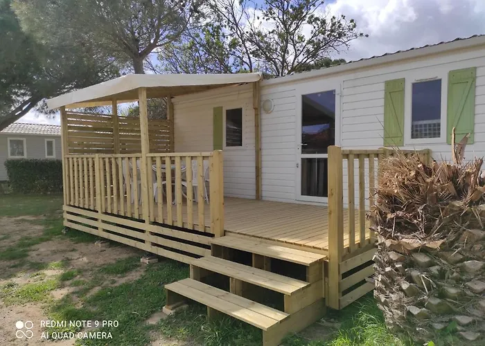 Mobil home 5-6 personnes - climatisé Port-la-Nouvelle avec Piscine
