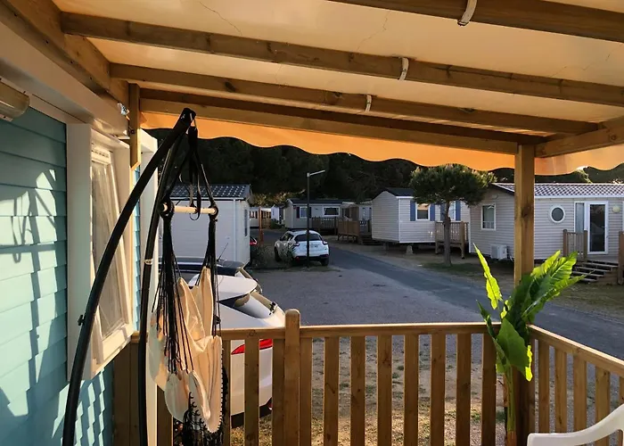 Mobil home dans camping 4* accès direct plage Canet-en-Roussillon