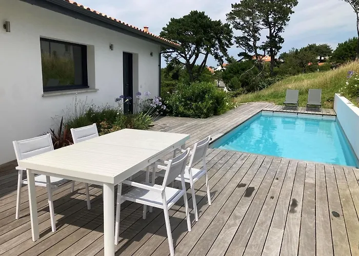 Villa Avec Piscine Privee, Vue Sur Mer Et Plage A Pied 800M Saint-Jean-de-Luz Privée