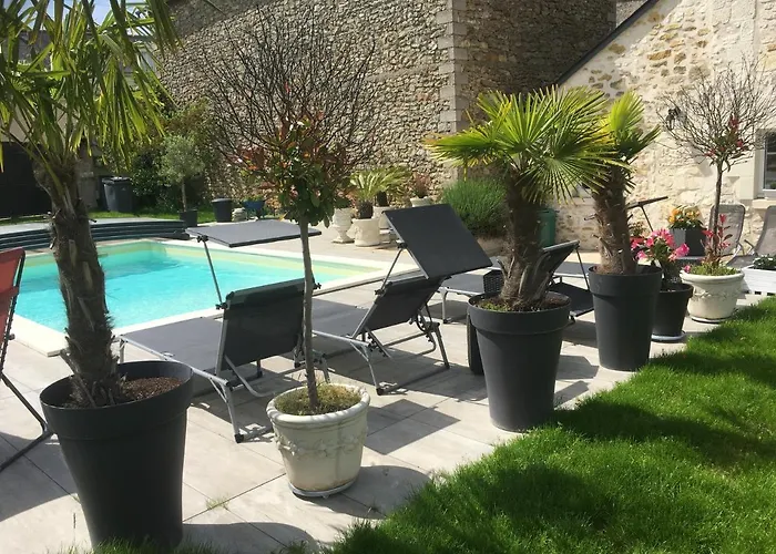 Villa La Douce France Trianon à Chinon avec Piscine