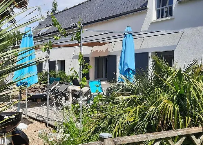 Gite Kergroix en Carnac avec Piscine
