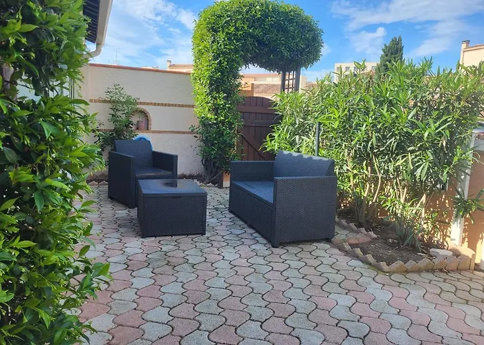 Villa au calme à 200m de la plage de Rochelongue Agde Privée