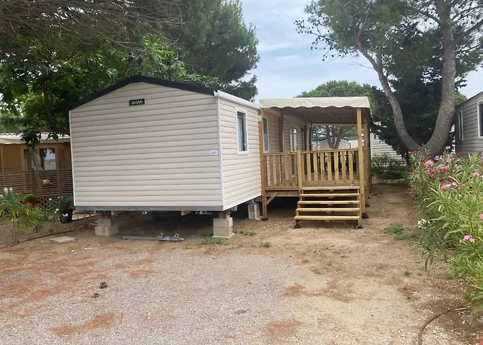 Mobil-home - 8 pers - 100m des plages - tout confort - Camping Siblu 4 étoiles Canet-en-Roussillon