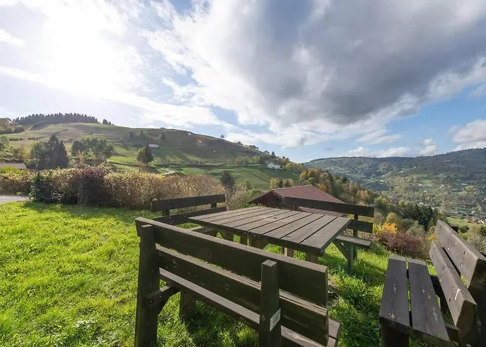 Chalet avec sauna, magnifique vue et à 400m des pistes La Bresse