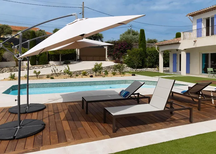 A True Paradise For Unforgettable Vacation - Villa Pool And Sea View Nice com Piscina