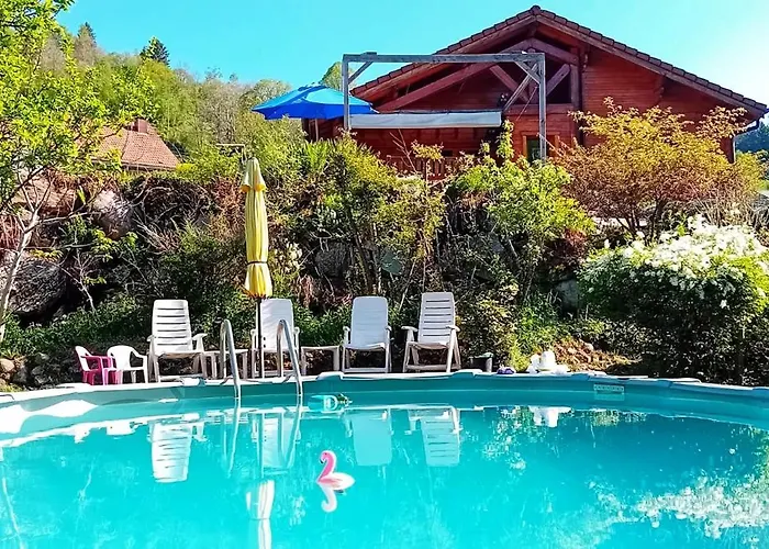 Chalet Notre Retraite Ventron avec Piscine