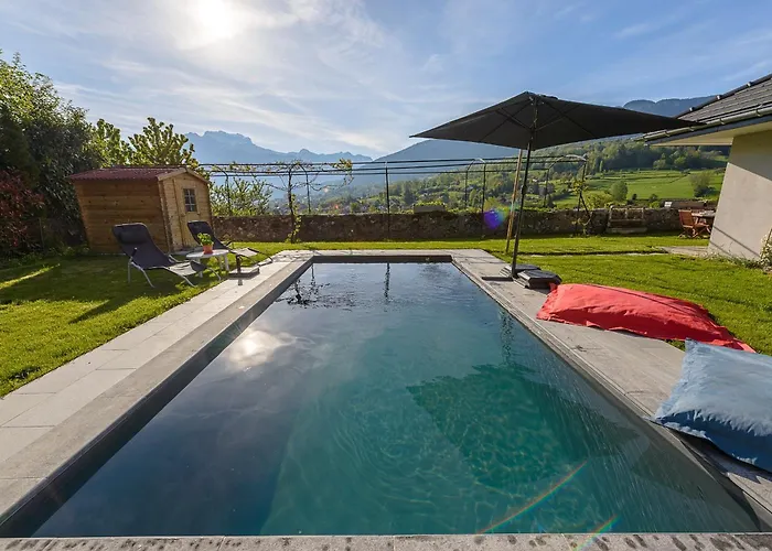 Villa Prestige - Maison avec piscine et vue unique sur les montagnes Saint-Jorioz avec Piscine
