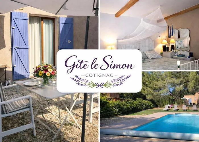 Gite Lesimon Cotignac avec Piscine