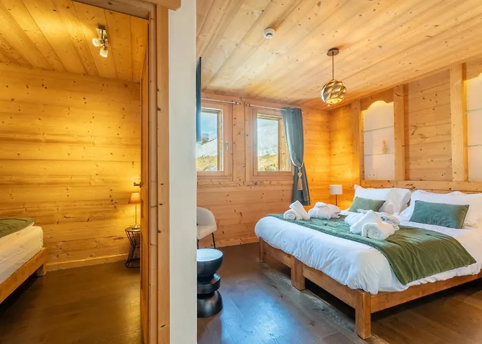 Chalet Virolet Jacuzzi Hammam Cheminée 15 personnes max Les Gets