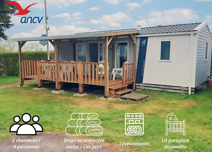 Mobilhome 4 pers - 2 ch - Centre Aquatique Houlgate