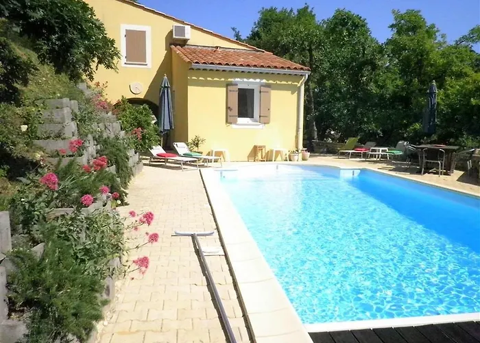 Villa With Private Pool And Panoramic View Saint-Paul-Trois-Châteaux avec Piscine
